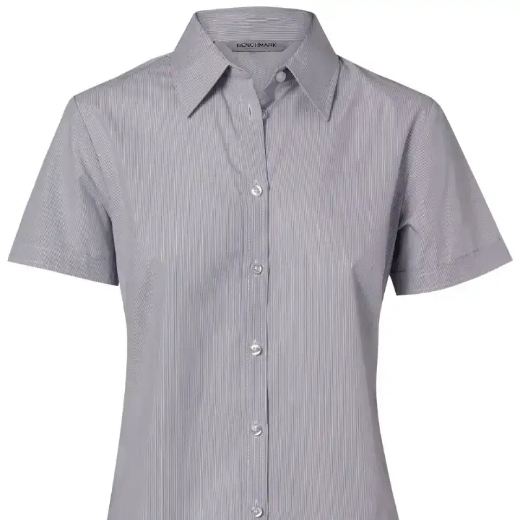 Picture of Winning Spirit, Ladies Fine Stripe S/S Shirt